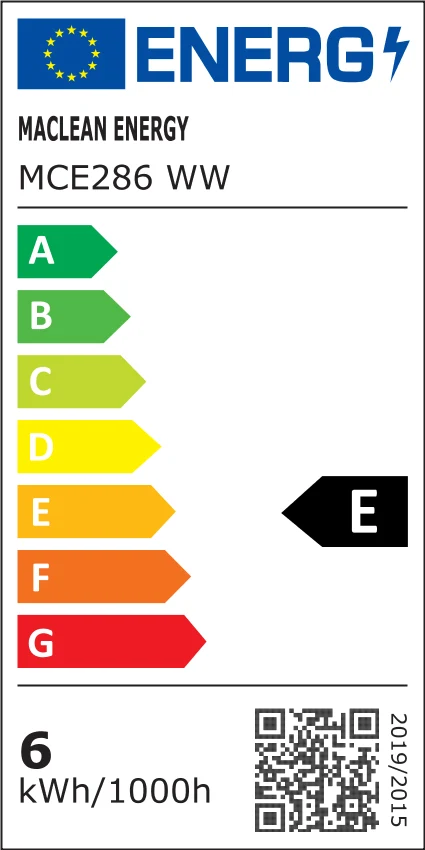 6x Maclean, Filament LED E14, 6W, 230V, WW blanc chaud 3000K, 806lm, Bougie décorative Retro edison C35, MCE286