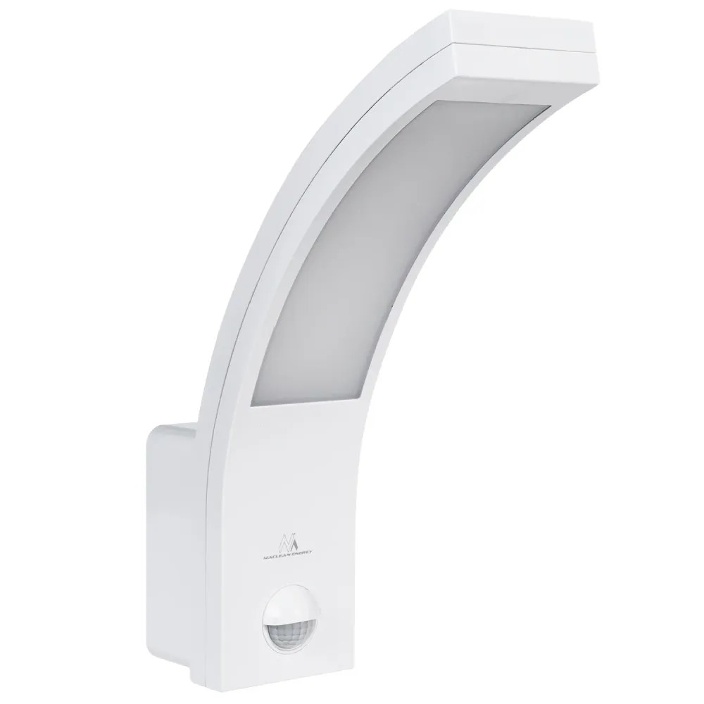 Lampe LED à détecteur de mouvement Maclean, détecteur de mouvement PIR, blanc, 10W, IP54, 750lm, blanc neutre (4000K) MCE2...