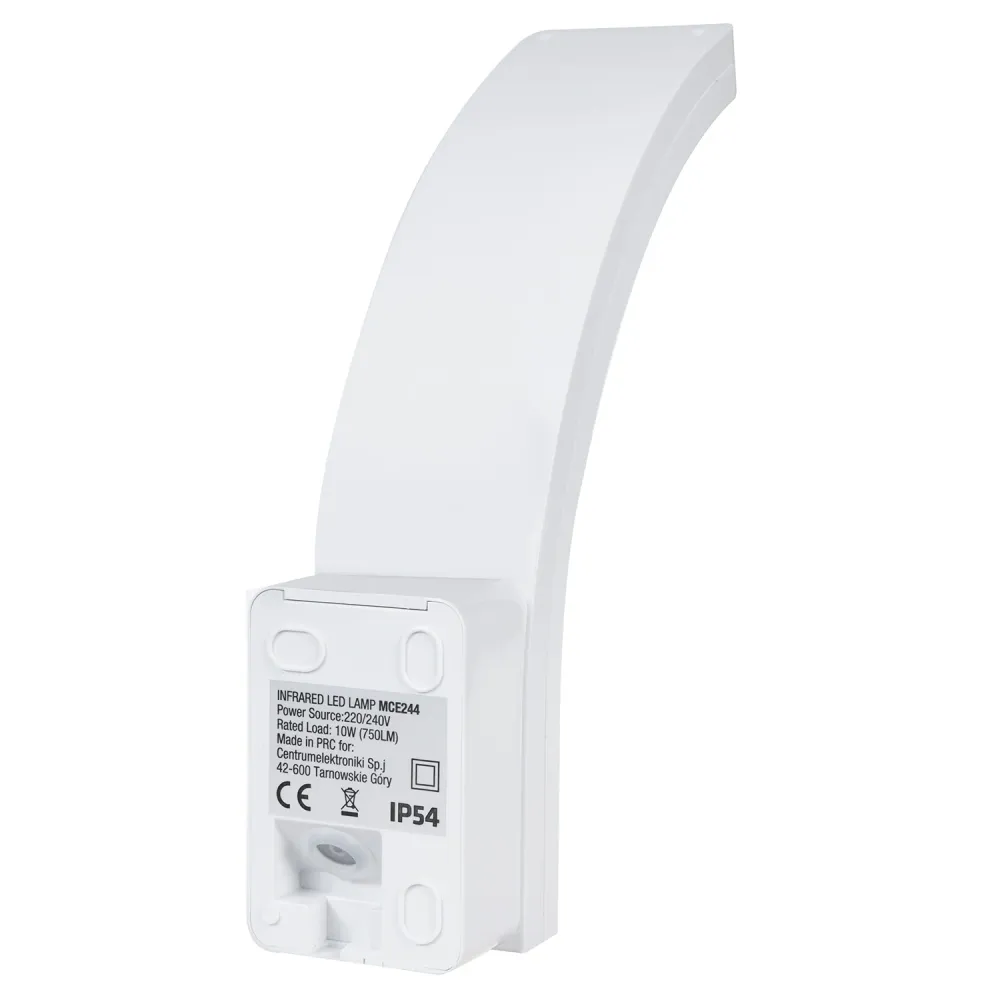 Lampe LED à détecteur de mouvement Maclean, détecteur de mouvement PIR, blanc, 10W, IP54, 750lm, blanc neutre (4000K) MCE2...