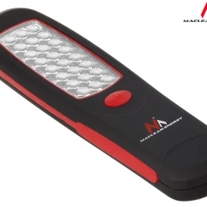 Lampe torche de travail de lumière magnetique de 24 LED avec crochet Maclean MCE 03