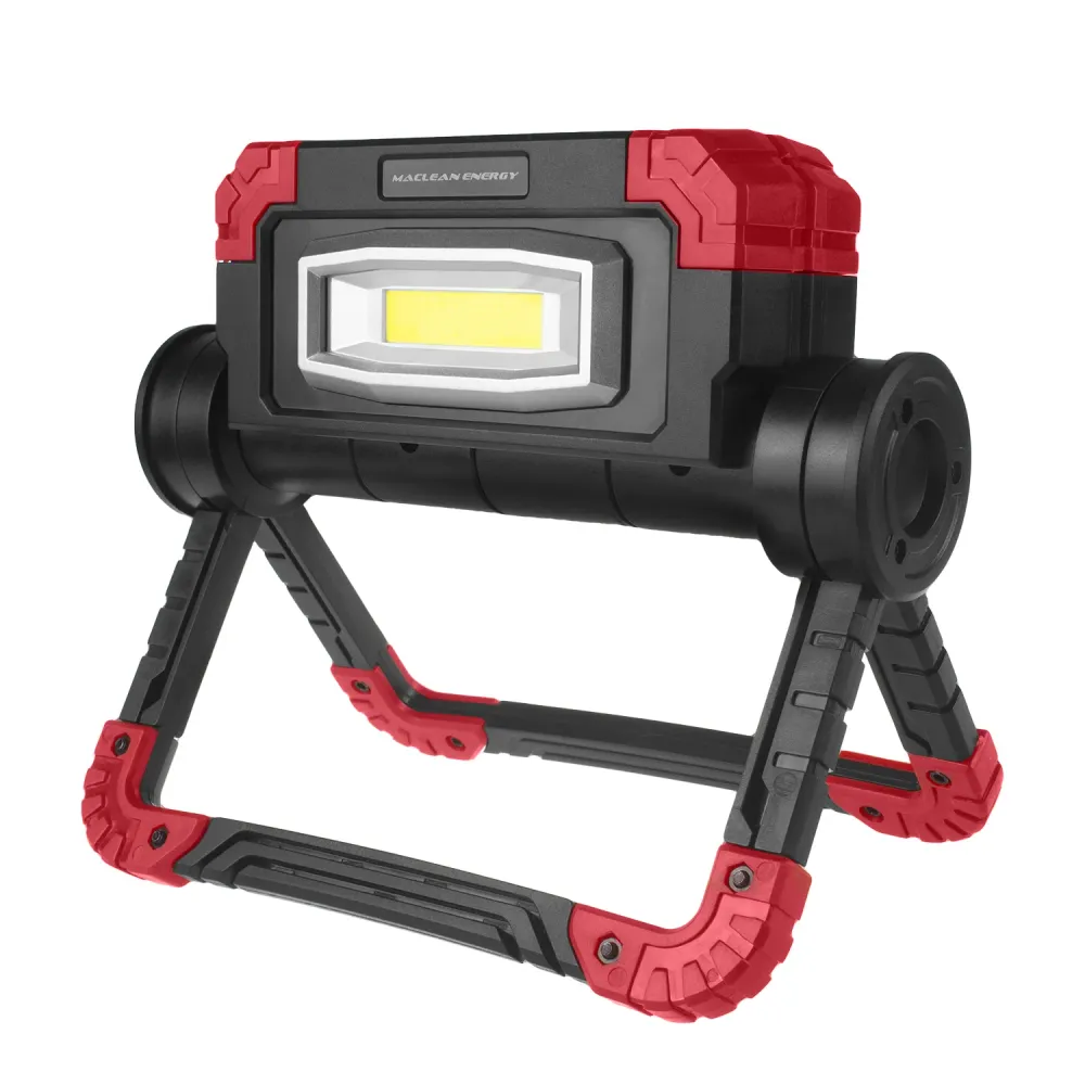 Lampe de travail LED COB Maclean, 300 lm, 3 modes d'éclairage, température de couleur 6500K, MCE439 2 pièces + 8 piles Var...