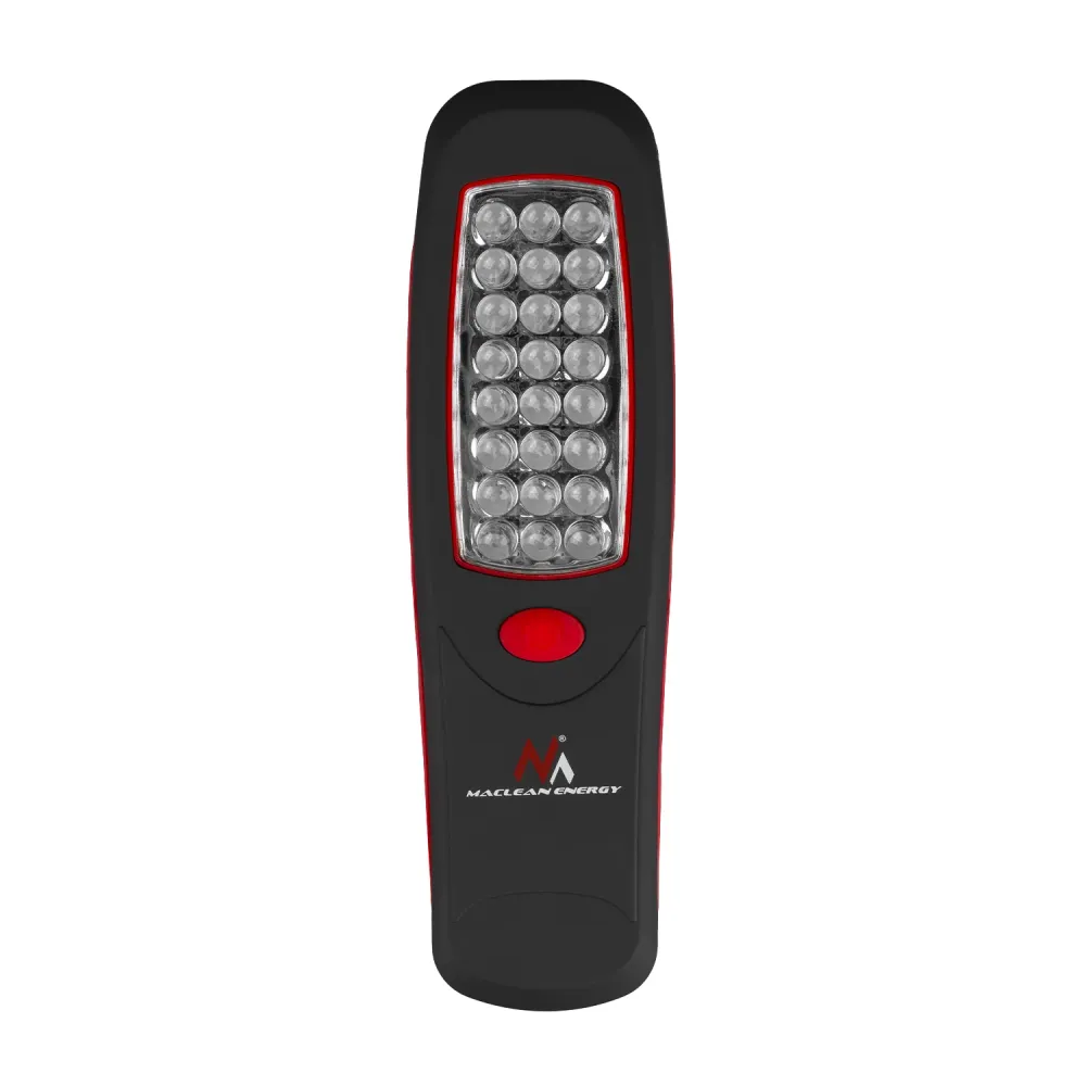 2 lampes d'atelier Maclean à 24 LED, aimant, crochet, MCE03 + 6 piles R-06 R06 AA LR06 1,5 V VARTA Longlife Power
