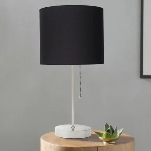 Lamp metal base Noir Magasins Hart | Hart Stores