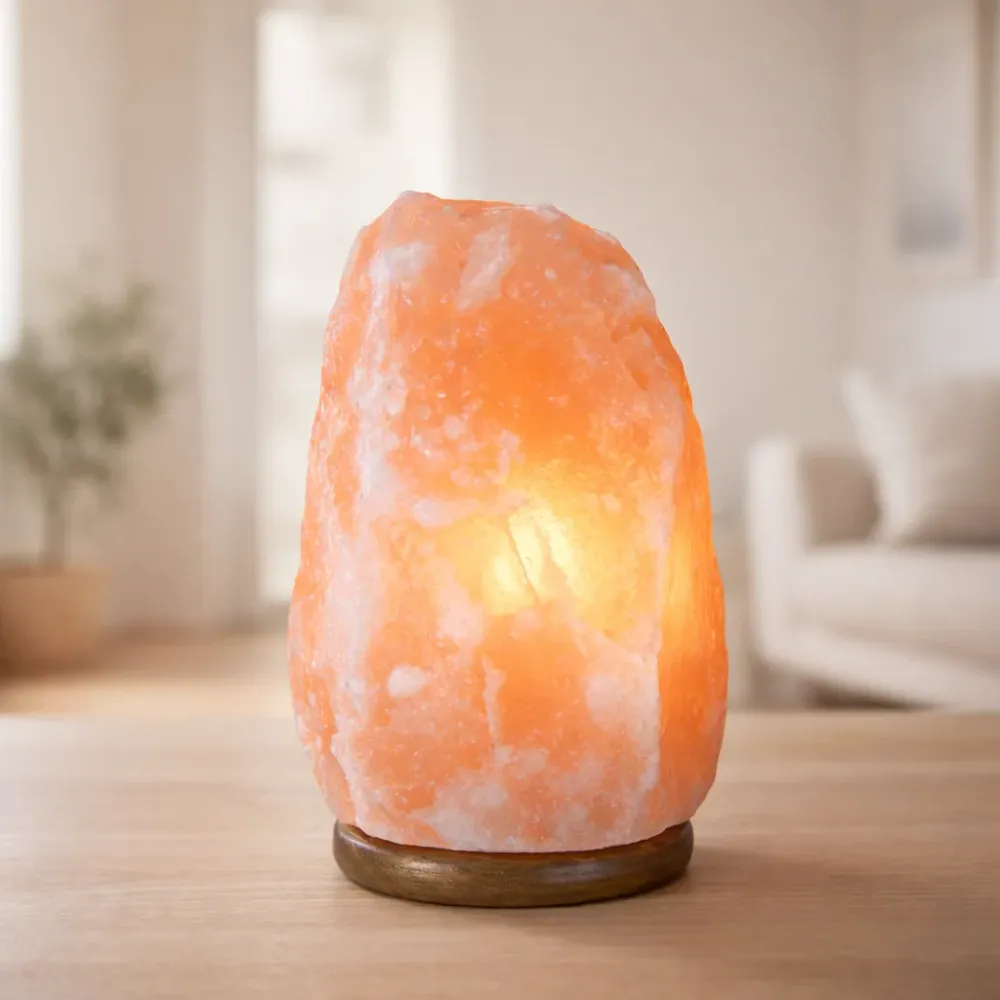Lauren Taylor- Lampes en sel de roche 3-6kgs avec base en bois Magasins Hart | Hart Stores