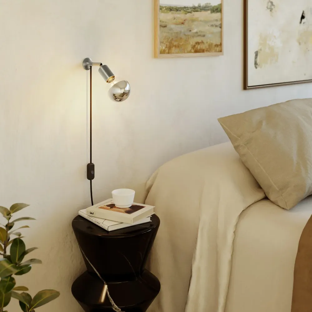 MAG-Y, kit de support magnétique pour lampe - Titane satiné