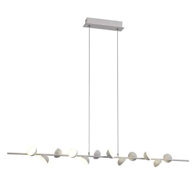 Mantra Adn Blanco LED Pendant Ceiling Lamp Linea White 6262