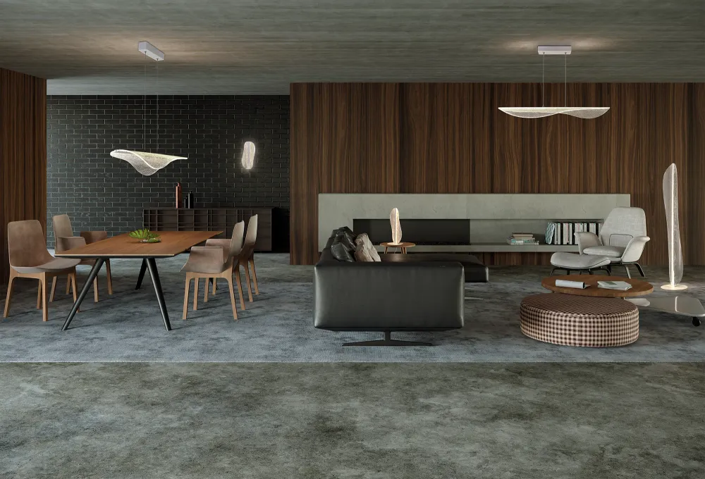 Mantra Bianca LED Pendant Ceiling Lamp White 7766