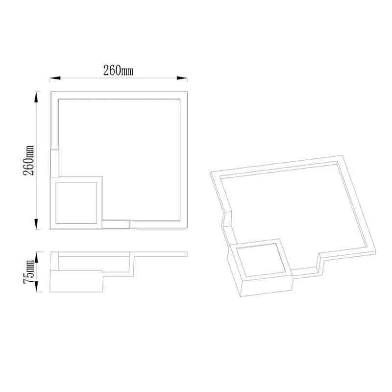 Mantra Boutique White Wall Lamp LED 17.5W 3000K Dimable white 7671