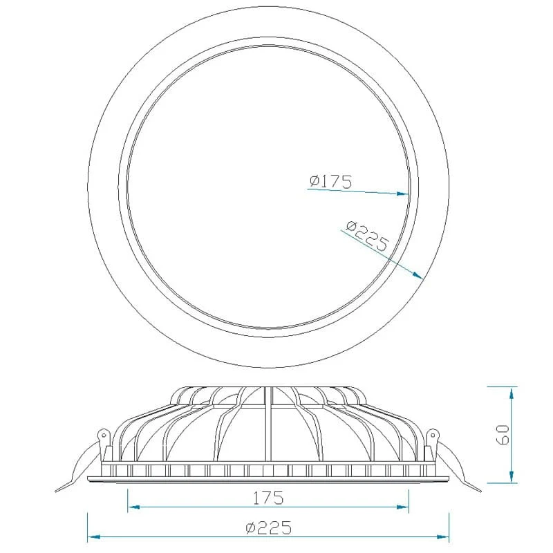 Mantra Cabrera Recessed LED white C0043