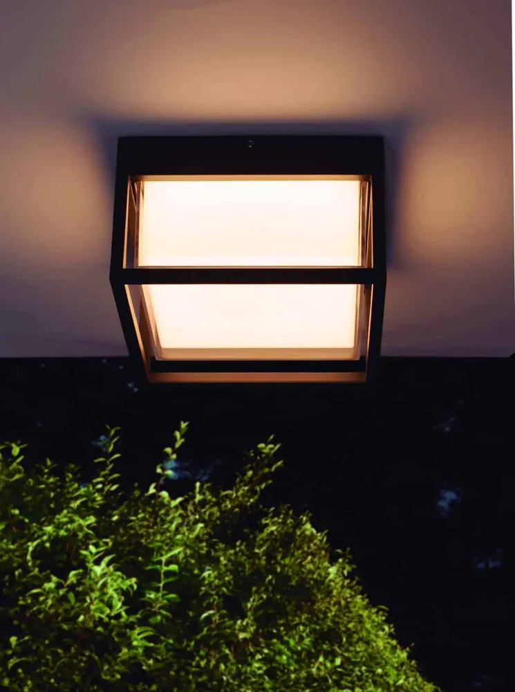 Mantra Chamonix LED outdoor ceiling light/wall light IP65 dark gray 7060