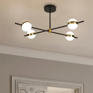 Mantra Cuba LED Ceiling Light Gold and Black 7162