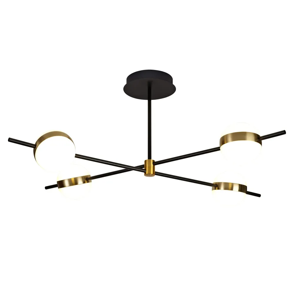 Mantra Cuba LED Ceiling Light Gold and Black 7162