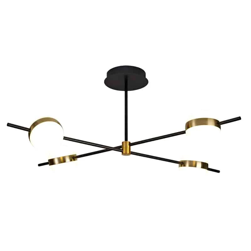 Mantra Cuba LED Ceiling Light Gold and Black 7162