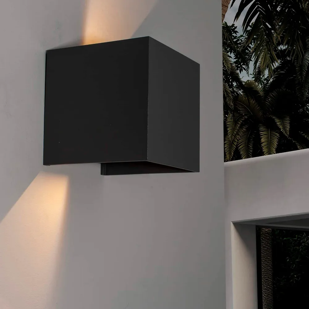 Mantra Davos LED outdoor wall light 4x6W 4000K IP54 black 7821