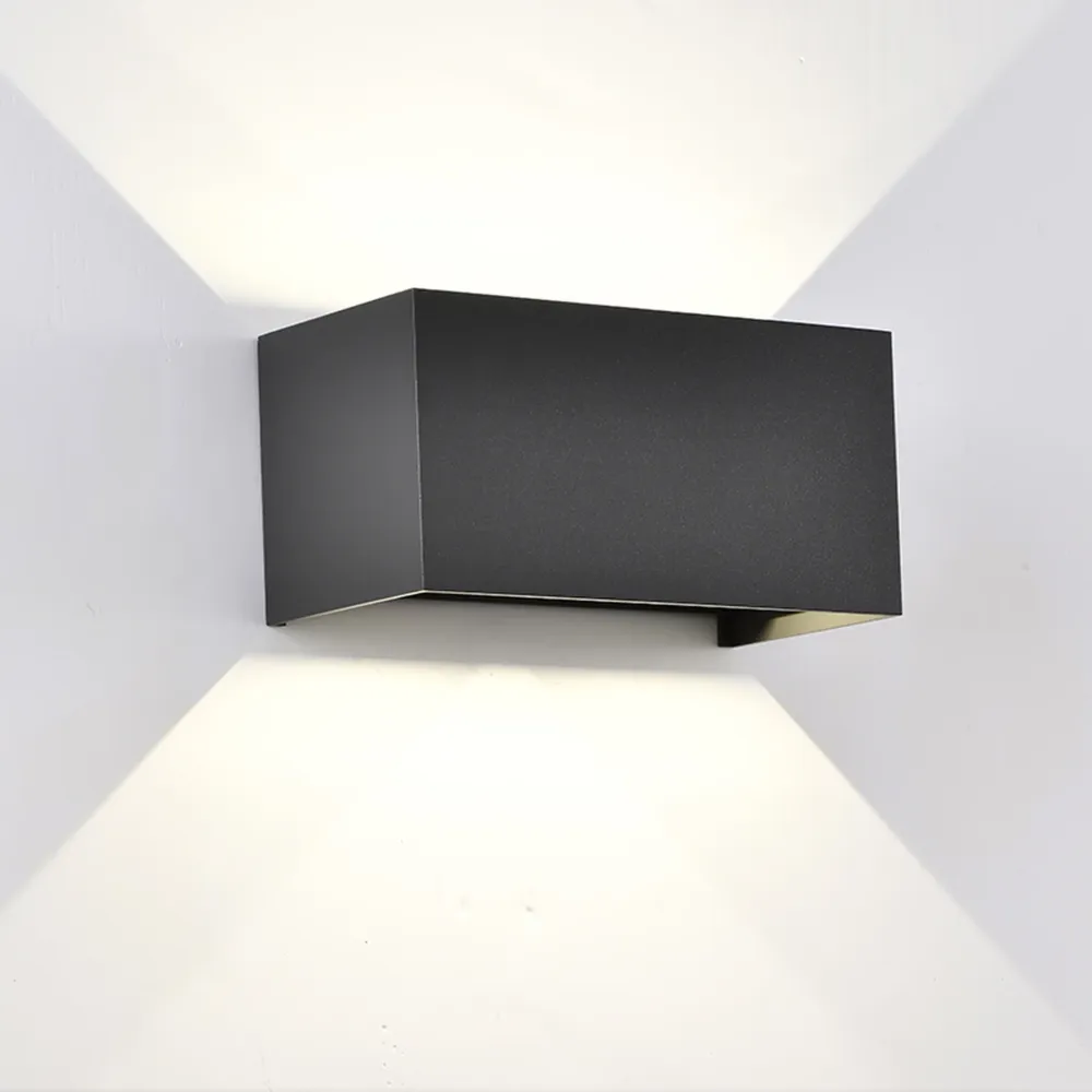 Mantra Davos LED outdoor wall light 4x6W 3000K IP54 black 7817