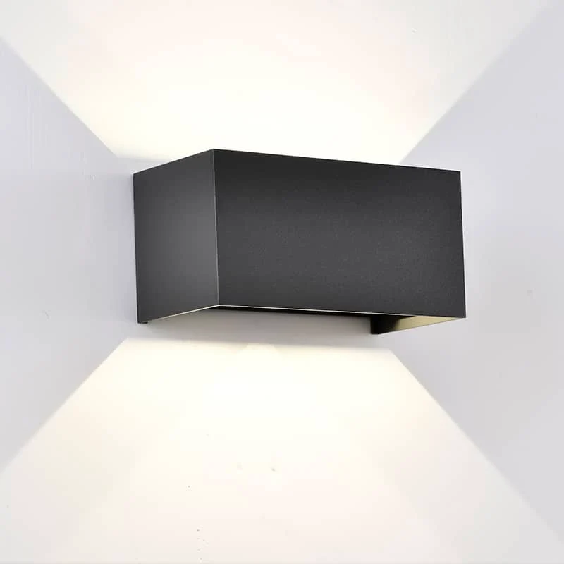 Mantra Davos LED outdoor wall light 4x6W 3000K IP54 black 7817