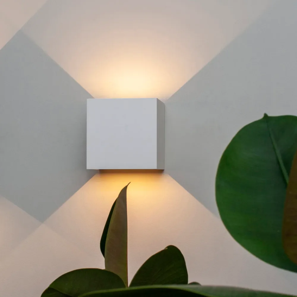 Mantra Davos XL LED outdoor wall light 2*10W 3000K IP65 beige, white 7436