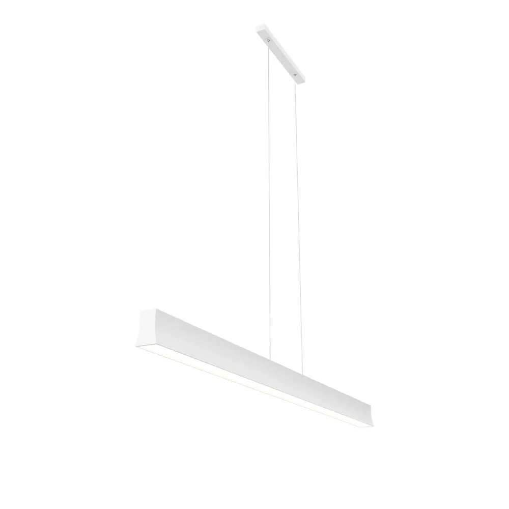 Mantra Hanok LED Linear Pendant Ceiling Lamp 38W 4000K 110° White 7543