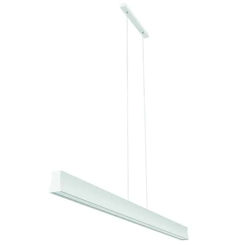 Mantra Hanok LED Linear Pendant Ceiling Lamp 38W 4000K 110° White 7543