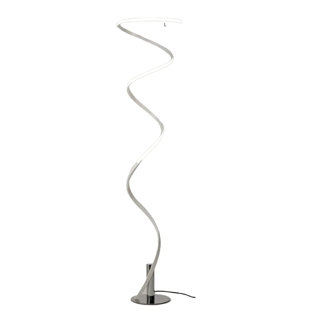 Mantra Helix Dimmable LED Living Room Floor Lamp White 6102