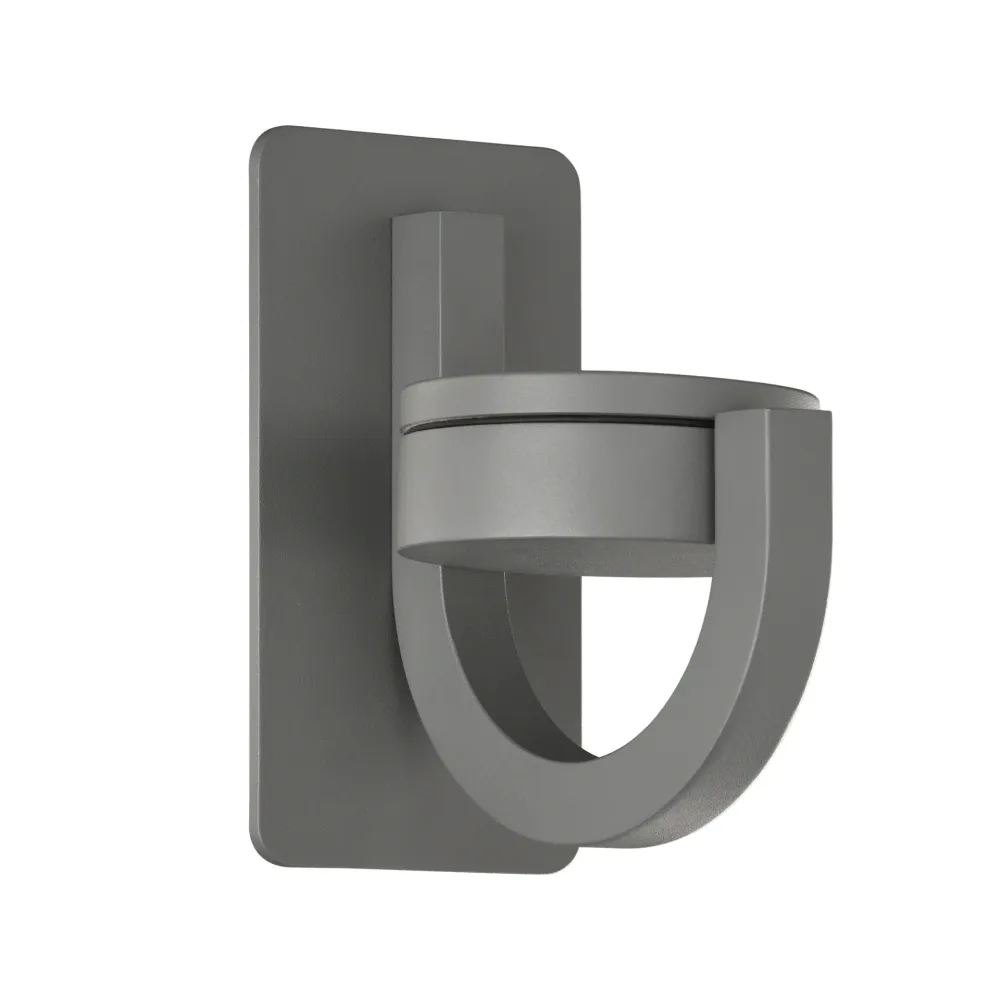 Mantra Iguazu Outdoor Wall Lamp IP54 dark gray 6558