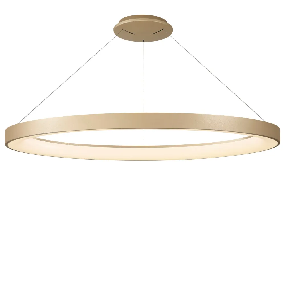 Mantra Niseko II Dimmable LED Pendant Light 90cm Gold 8647