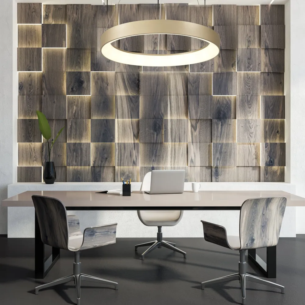 Mantra Niseko II Dimmable LED Pendant Light 90cm Gold 8647