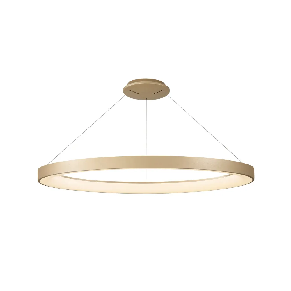 Mantra Niseko II Dimmable LED Pendant Light 90cm Gold 8647