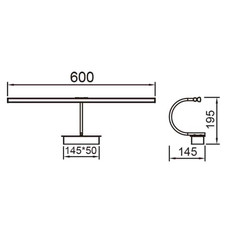 Mantra Paracuru LED wall light gold, copper 6383