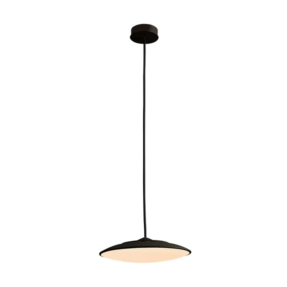 Mantra Slim LED Pendant Ceiling Lamp 16W 3000K Black 8106