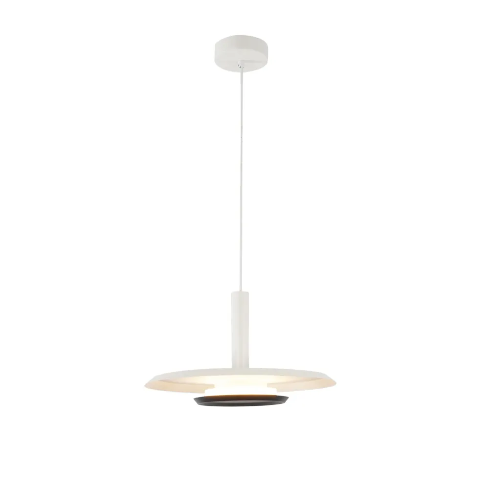 Mantra Tina LED Pendant Ceiling Lamp 18W 3000K White/Black 9001