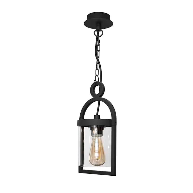 Mayan Mantra Outdoor Pendant IP54 dark gray 6555