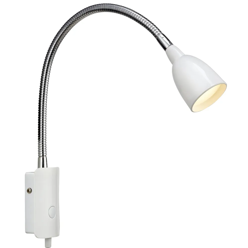 Applique murale décorative Markslöjd Tulip 1L LED blanche