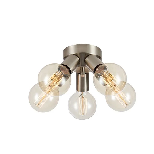 Lampe de plafond Markslöjd Mazzo 5L E27 Black