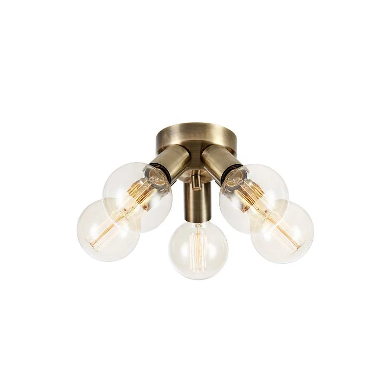 Lampe de plafond Markslöjd Mazzo 5L E27 Black