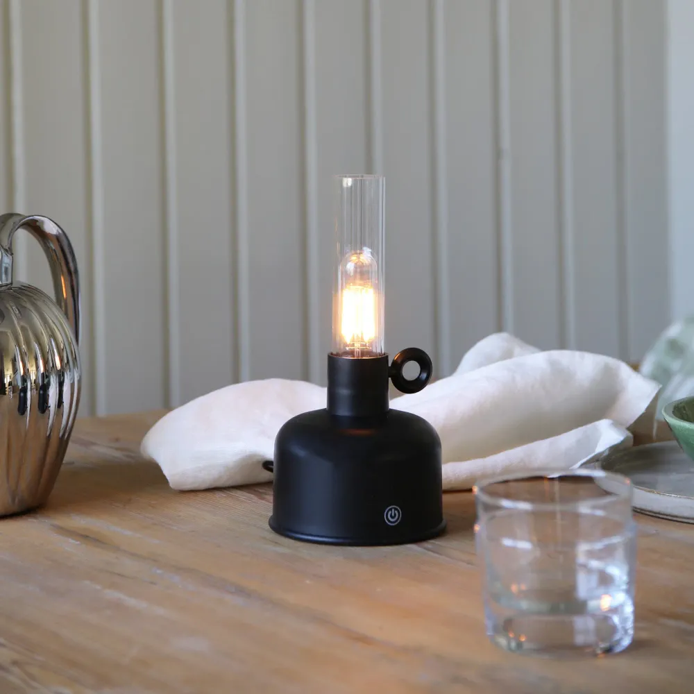 Lampe de table rechargeable Markslöjd ASTRID noir/vert/gris Black