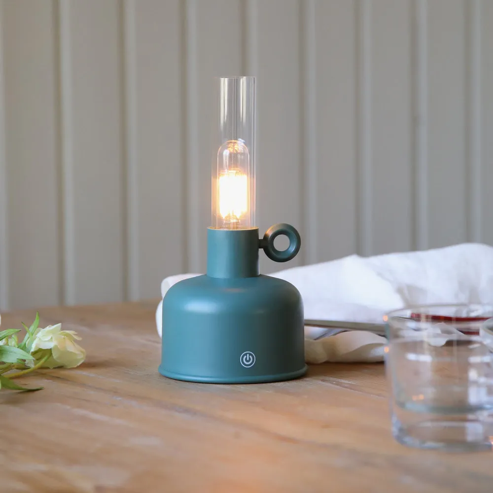 Lampe de table rechargeable Markslöjd ASTRID noir/vert/gris Black