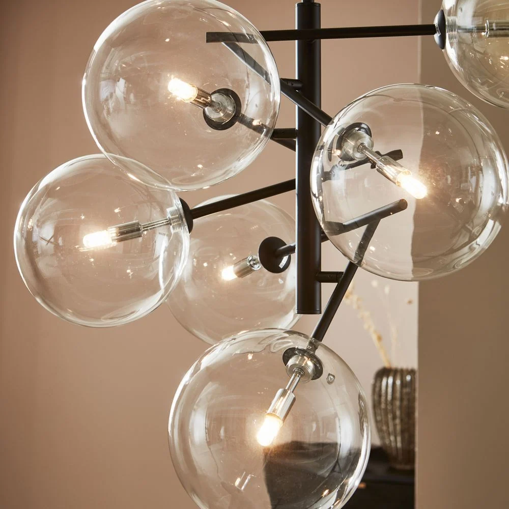 Lustre Markslöjd Andrew 6L noir, G9