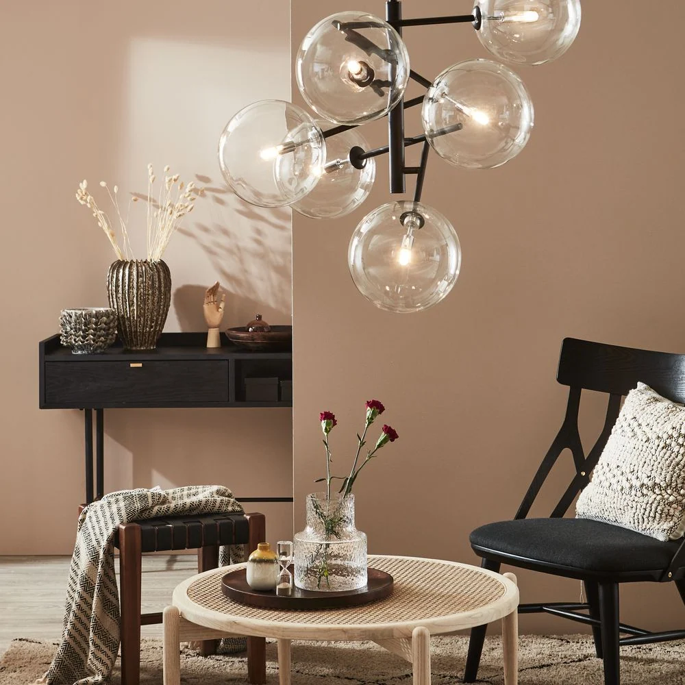 Lustre Markslöjd Andrew 6L noir, G9