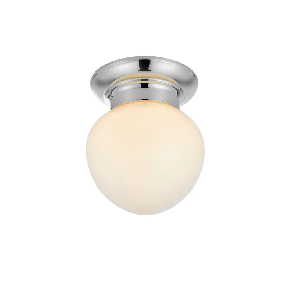 Markslöjd Ronda 1L plafonnier métal blanc E27 Chrome