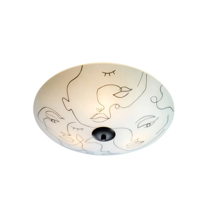 Plafonnier encastré Markslöjd Messy Family 3L, blanc