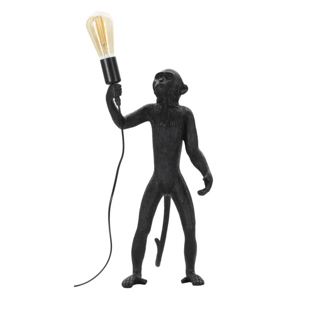 Lampe de table en résine Creative Monkey – Un luminaire amusant Mauro Ferretti
