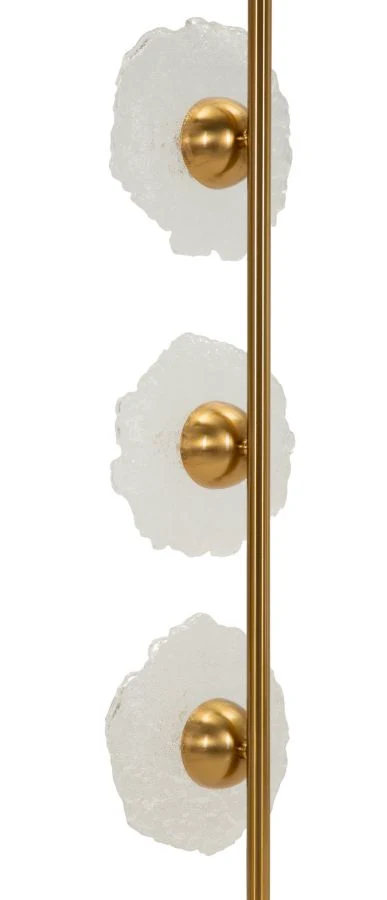 Mauro Ferretti Emily vertical pendant lamp trasparent glass metal