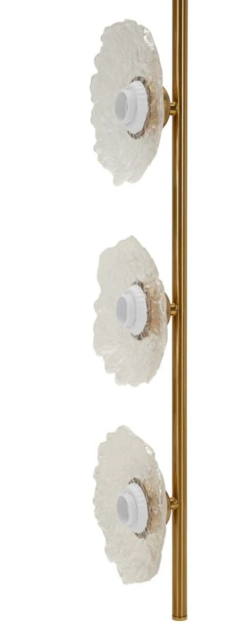 Mauro Ferretti Emily vertical pendant lamp trasparent glass metal
