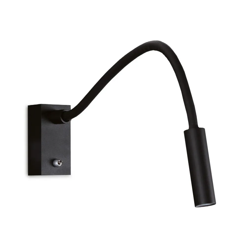 Applique murale décorative Maxlight Rider 1L LED 3W noire