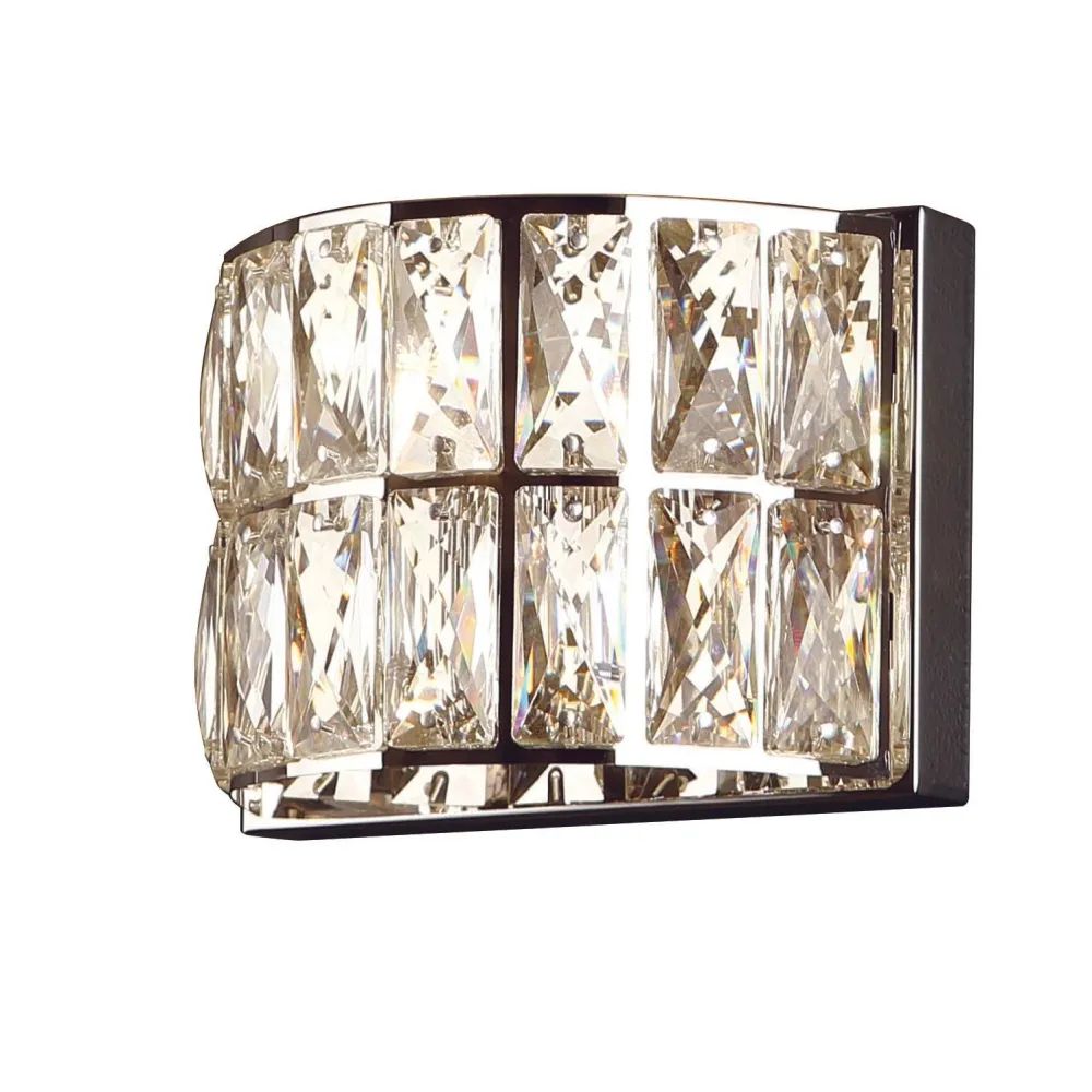 Applique murale Maxlight Diamante 1L, diamètre 9 cm