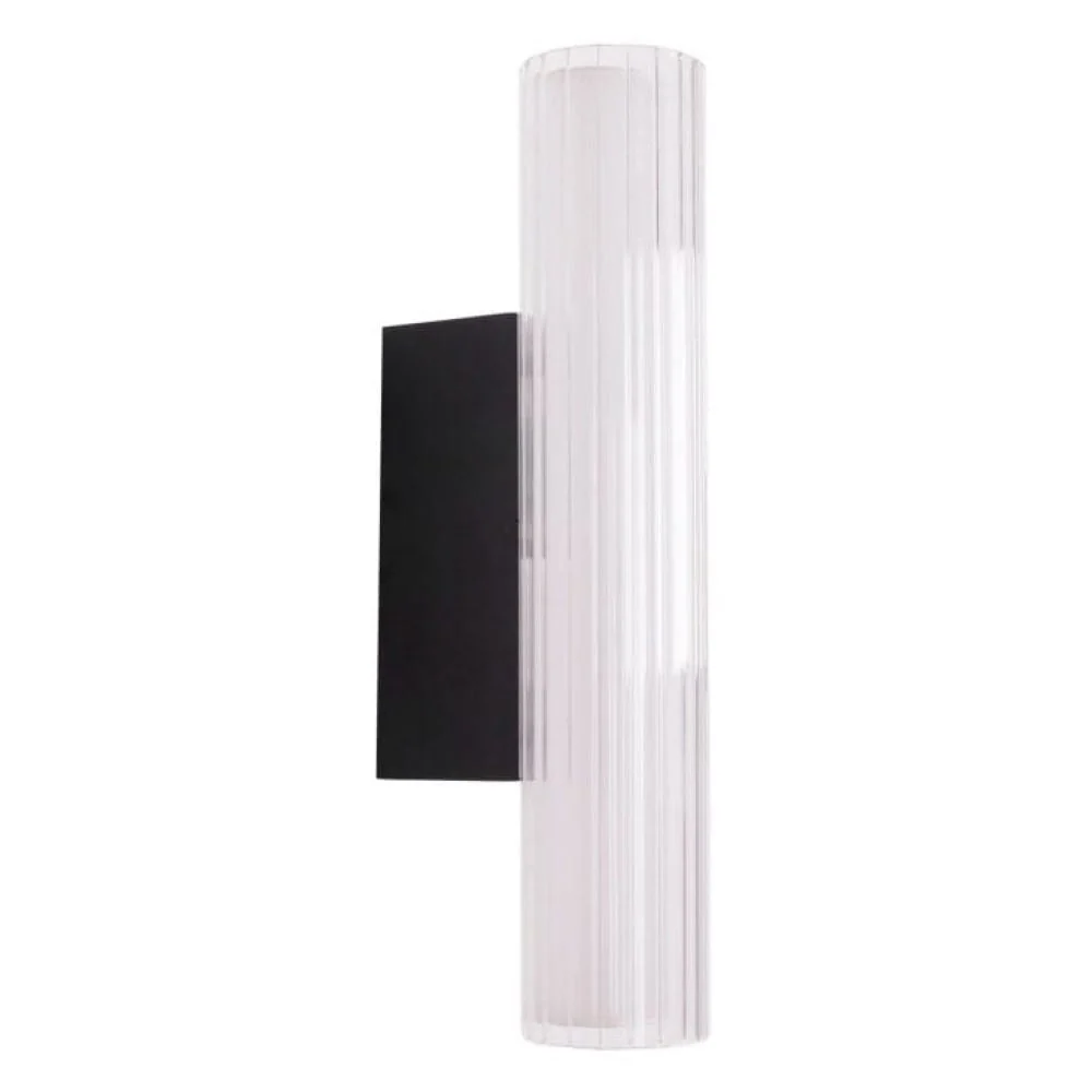Applique murale Maxlight Fayette 1L, LED 6W, H 31 cm Black