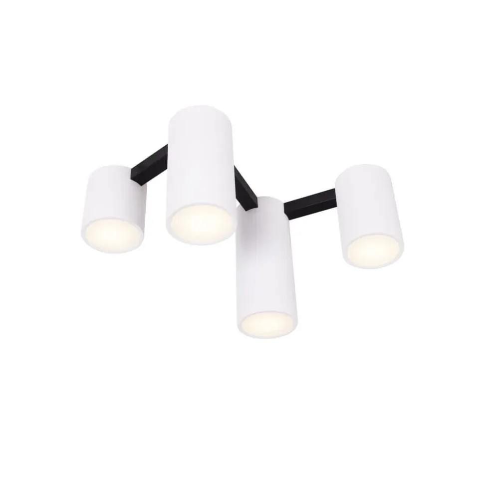 Plafonnier Maxlight Laxer 4L blanc