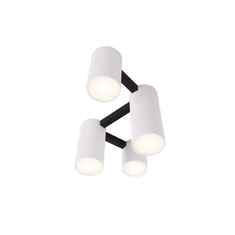 Plafonnier Maxlight Laxer 4L blanc