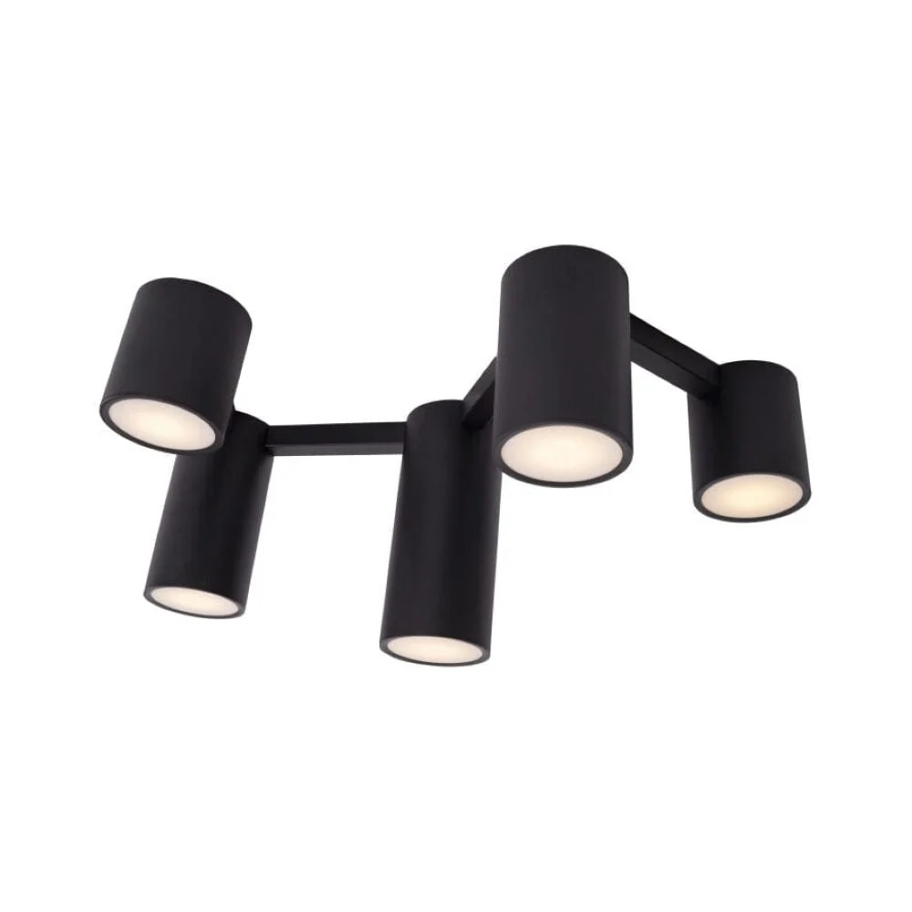 Plafonnier Maxlight Laxer 5L noir